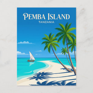 Pemba Island Beaches Tanzania Postcard