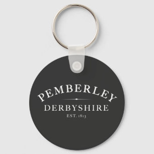 Pemberley Derbyshire Jane Austen Key Ring