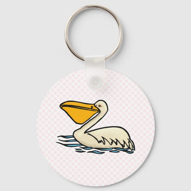 Pemberton Pelican Key Ring (Front)