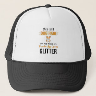 Pembroke Corgi Glitter Funny Dog Lover Design_1 Trucker Hat