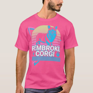 Pembroke Corgi Retro T-Shirt