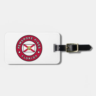 Pembroke Pines Florida Luggage Tag