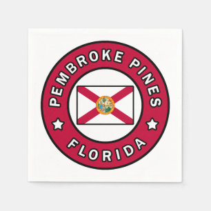 Pembroke Pines Florida Napkin