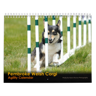 Pembroke Welsh Corgi Agility Calendar