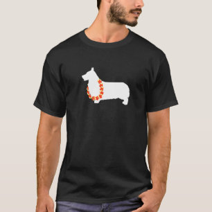 Pembroke Welsh Corgi Aloha Hawaiian Lei Dog T-Shirt