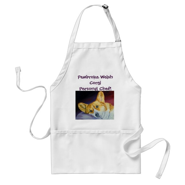 Pembroke Welsh Corgi Apron (Front)