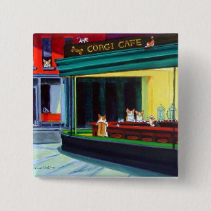 Pembroke Welsh Corgi Button