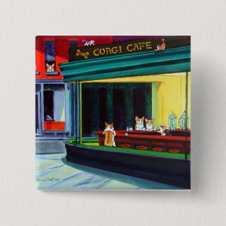 Pembroke Welsh Corgi Button