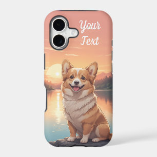 Pembroke Welsh Corgi by Lake