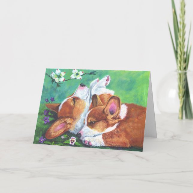 Pembroke Welsh Corgi Card (Front)