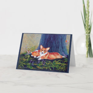 Pembroke Welsh Corgi Card