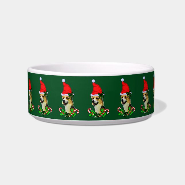 Pembroke Welsh Corgi Christmas  Bowl (Front)