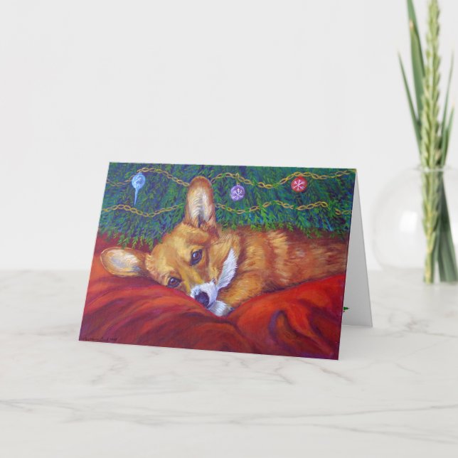 Pembroke Welsh Corgi Christmas Cards (Front)