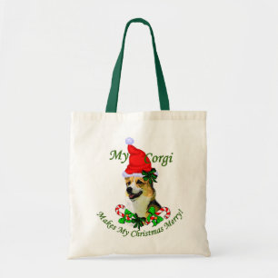 Pembroke Welsh Corgi Christmas Gifts Tote Bag