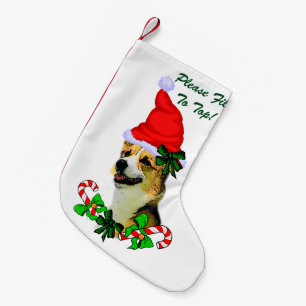 Pembroke Welsh Corgi Christmas Small Christmas Stocking