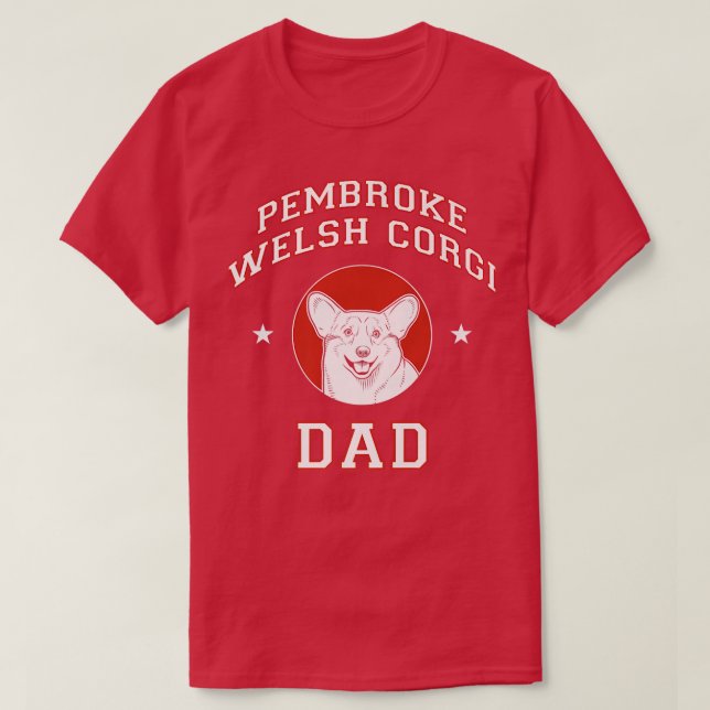 Pembroke Welsh Corgi Dad1037 T-Shirt (Design Front)