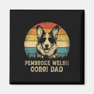 Pembroke Welsh Corgi Dad Dog Lovers Father's Day T Magnet