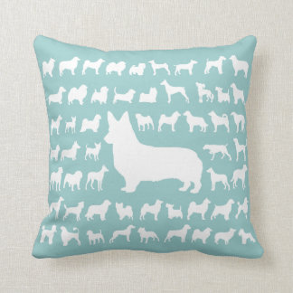 Pembroke Welsh Corgi design throw pillow