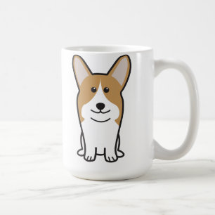 Pembroke Welsh Corgi Dog Cartoon Coffee Mug