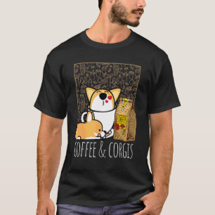 Pembroke Welsh Corgi Dog Coffee Caffeine Corgi Mo T-Shirt