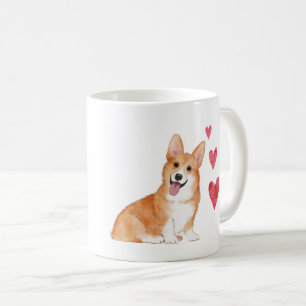 Pembroke Welsh Corgi Dog Custom Name   Coffee Mug