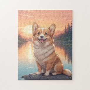 Pembroke Welsh Corgi dog Jigsaw Puzzle