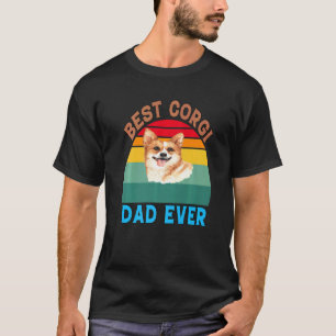 Pembroke Welsh Corgi Dog Pet Owner Best Corgi Dad T-Shirt