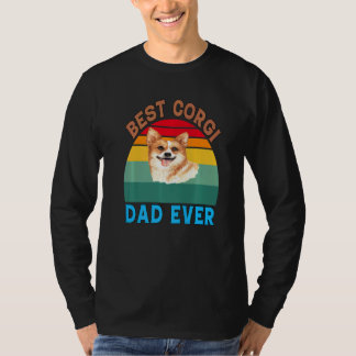 Pembroke Welsh Corgi Dog Pet Owner Best Corgi Dad T-Shirt