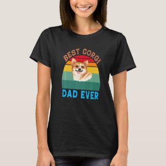Pembroke Welsh Corgi Dog Pet Owner Best Corgi Dad T-Shirt