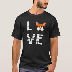 Pembroke Welsh Corgi  Dog  Pixel Art T-Shirt