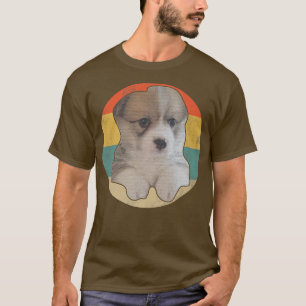 Pembroke Welsh Corgi Dog Puppy Vintage Dog Owner10 T-Shirt