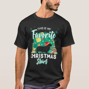 Pembroke Welsh Corgi Dog This Is My Favourite Chri T-Shirt