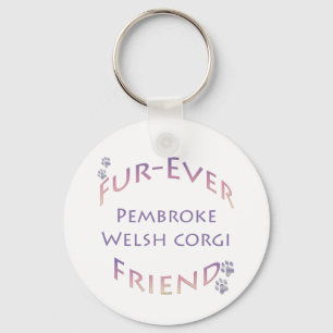 Pembroke Welsh Corgi Furever Key Ring