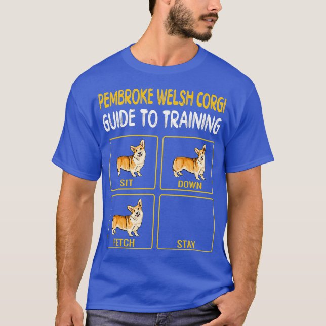 Pembroke Welsh Corgi Guide To Training Dog T-Shirt (Front)
