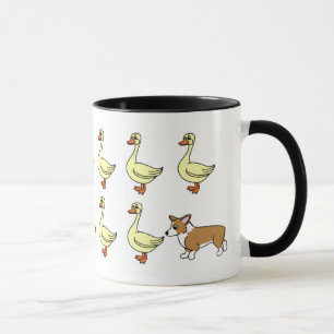 Pembroke Welsh Corgi Herding Ducks Mug