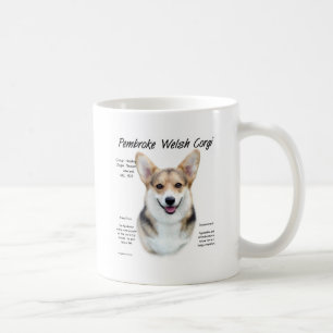 Pembroke Welsh Corgi History Design Coffee Mug
