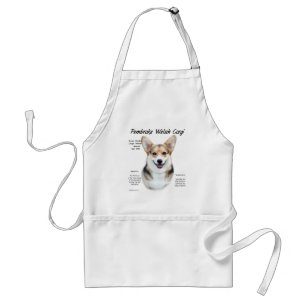 Pembroke Welsh Corgi History Design Standard Apron