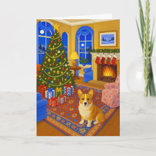 Pembroke Welsh Corgi Holiday Card