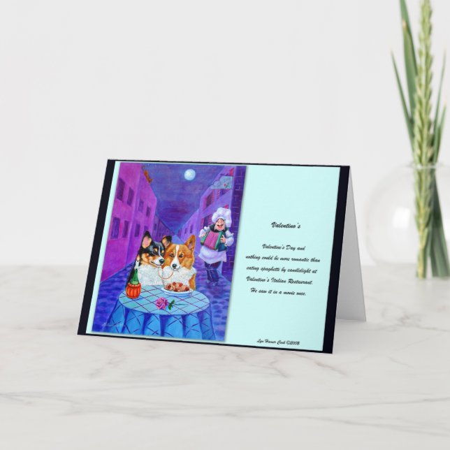 Pembroke Welsh Corgi Holiday Card (Front)