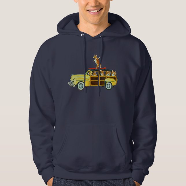 Pembroke Welsh Corgi Hoodie (Front)