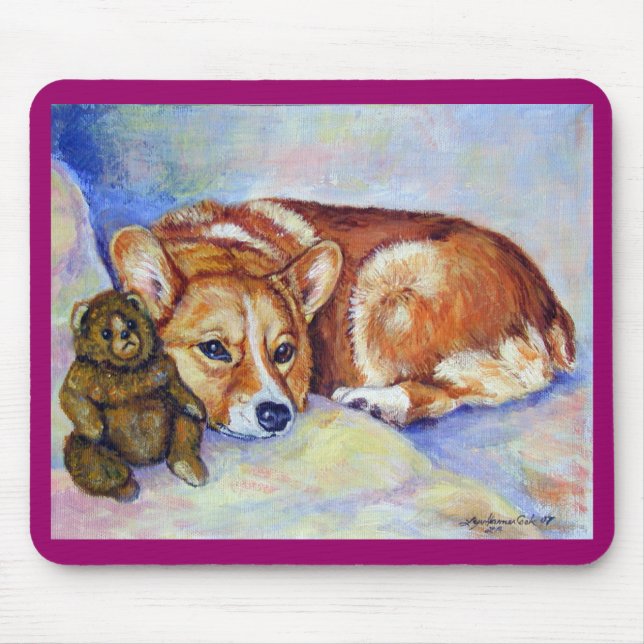Pembroke Welsh Corgi Mousepad (Front)