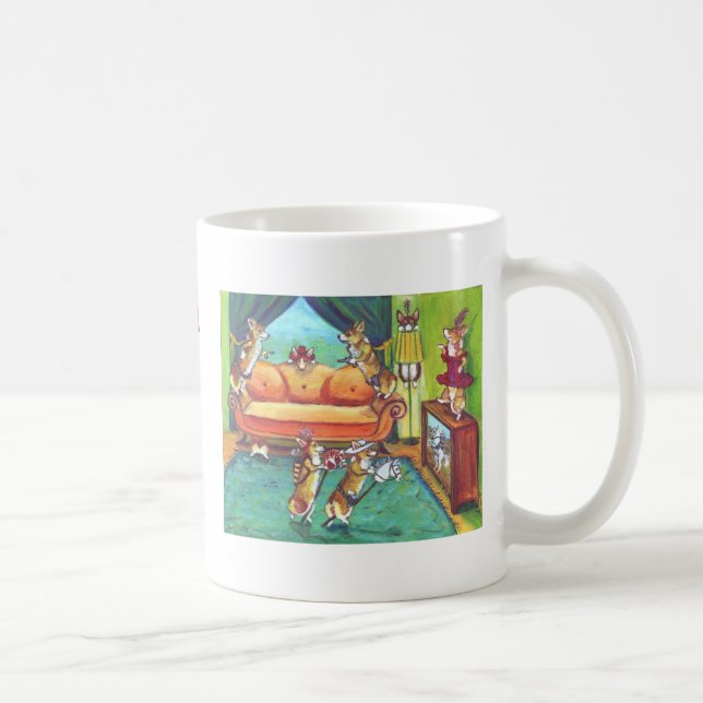 Pembroke Welsh Corgi Mugs (Right)