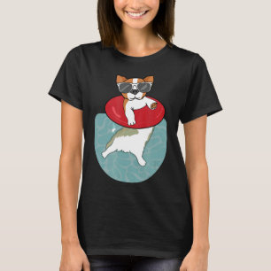 Pembroke Welsh Corgi Owner Pool Party Float T-Shirt