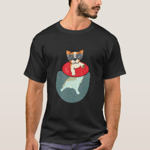 Pembroke Welsh Corgi Owner Pool Party Float T-Shirt