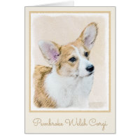 Pembroke Welsh Corgi Painting - Original Dog Art