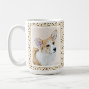 Pembroke Welsh Corgi Painting - Original Dog Art Coffee Mug