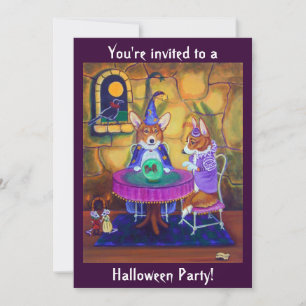 Pembroke Welsh Corgi Party Invitations