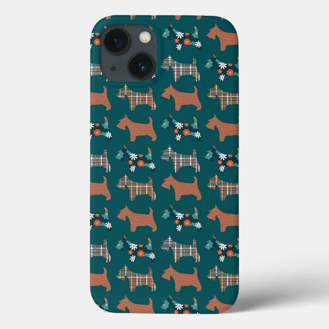 Pembroke Welsh Corgi Pattern Case-Mate iPhone Case (Back)