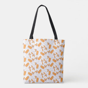 Pembroke Welsh Corgi Pattern Tote Bag