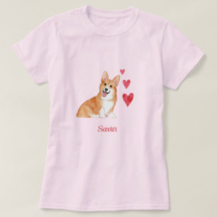 Pembroke Welsh Corgi  Personalised Dog T-Shirt